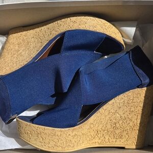 Women's Cork Wedge Sandals